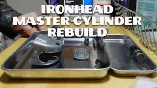 73 Sportster Master Cylinder Rebuild [upl. by Dleifniw588]