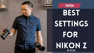 Nikon Z Settings for Wedding and Event Photography 2021 [upl. by Tome]