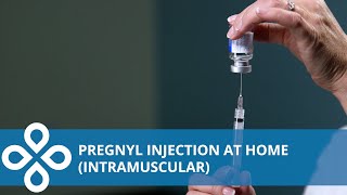 Pregnyl Injection intramuscular Home Demonstration [upl. by Roxanne]