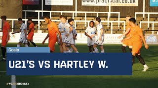 Goals Bromley U21s vs Hartley Wintney Development [upl. by Magulac]