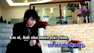 Tình Nhạt Phai Remix Châu Việt Cường Karaoke HD [upl. by Hameean]