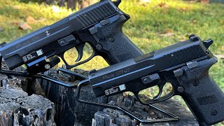 P226 MK25 vs M11 A1  Sig Sauer’s Metal Frame Military Masterpieces [upl. by Lednahs]