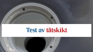 Test av tätskikt för badrum 2019 [upl. by Lezah]