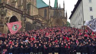 ThüringenDerby ErfurtFans versammeln sich auf Domstufen [upl. by Soloman]