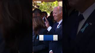 Harris and Trump shake hands at 911 memorial [upl. by Gayle]