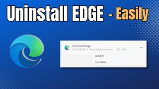 How to Uninstall Microsoft Edge in Windows 10 amp 11 with Command Prompt [upl. by Ludwog721]