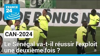 CAN2024  le Sénégal vatil réussir lexploit une deuxième fois  • FRANCE 24 [upl. by Onailil]