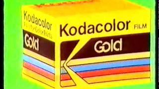 Kodackodacolor Gold film commercial 1987  motion graphics high speed photography 80s design [upl. by Seagraves]