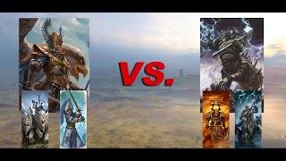 The Warden VS The Suneater  High Elves vs Warriors Of Chaos [upl. by Yrotciv]