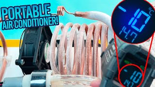 How to Make a Powerful Mini Freezer  Portable Mini Air Conditioner up to 10ºC [upl. by Bandler]