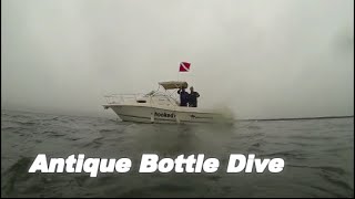 Antique Bottle Dive off Long Island New York [upl. by Lytsirk]