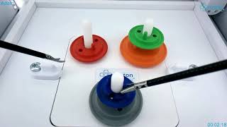 Laparoscopy basic training  The Tower of Hanoi [upl. by Vasos]