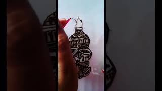 Sehnai dholak and kalash mehndi design mehndi art subscribe hennadesign [upl. by Elberfeld]