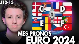 💫 Mes PRONOS Euro 2024 Groupe CDEF  France Portugal Belgique Angleterre Turquie [upl. by Sivraj552]