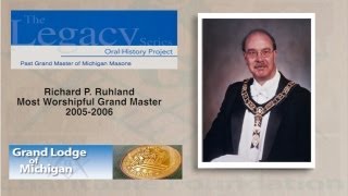 Grand Master Richard P Ruhland 20052006 [upl. by Wootan]