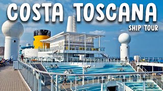 Costa Toscana Ship Tour  Full Tour of the Ship 🚢 [upl. by Aihsele]