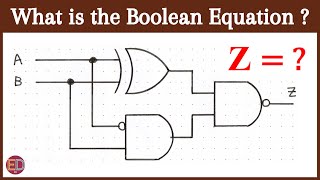 Digital Gate Circuits to Boolean Expression Logic Circuit Simplification Boolean Algebra Logic [upl. by Kokoruda]