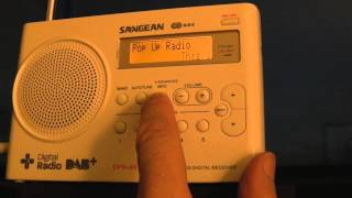 DAB scan  Sangean DPR69 Plus London UK 12 [upl. by Leahcimnoj]