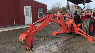 KUBOTA L3560 BACKHOE [upl. by Amato]