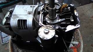 Working on the Craftsman T2200 part 2 Engine removal cam inspection [upl. by Nikal]