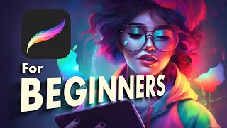 Procreate Tutorial for Beginners First steps [upl. by Schlosser]