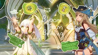 Genshin Impact  bloom team building  account perfection [upl. by Sara]