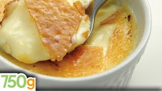 Recette de Crème brûlée à la vanille  750g [upl. by Earized]