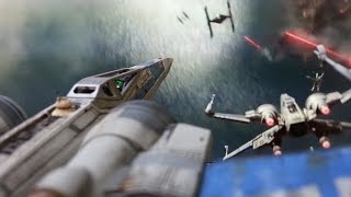 Star Wars The Force Awakens  Bandai 172 Resistance XWing Fighter [upl. by Heather]