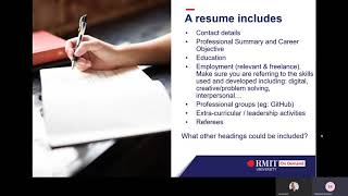 Using your RMIT On Demand experience to secure your next career opportunity  RMIT University [upl. by Eenehs266]