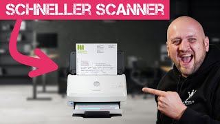 Schneller DokumentenScanner Büro HP ScanJet Pro 2000 s2 Scanner Einzelblattzufuhr [upl. by Oinota]