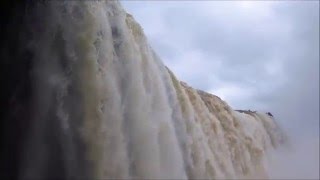 Iguazu Iguacu Boat Ride WaterFalls Brazil Side [upl. by Jodee]