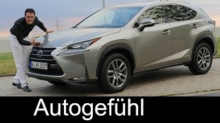 Allnew Lexus NX 300h compact SUV FULL REVIEW test driven 2016  Autogefühl [upl. by Conni]