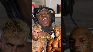 KSI predicts Jake Paul Vs Mike Tyson 😳🔥 [upl. by Walcoff]