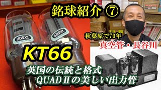 英国の伝統と格式に満ち溢れた傑作！QUADⅡの美しい出力管KT66の魅力を探る [upl. by Loria]