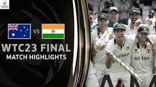 Australia v India  WTC23 Final  Match Highlights [upl. by Idelson]