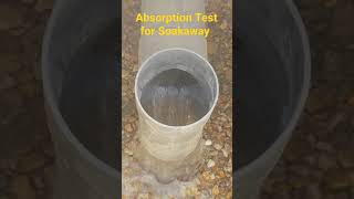 How to Water Absorption in Soak Pit  How to Absorption Water in Soakaway Pit  Construct Soakaway [upl. by Keil]