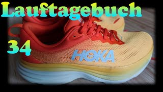 Testlauf HOKA One One Bondi 8  Lauftagebuch  261023  4K UHD LAUFEN [upl. by Cullen]