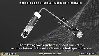 Lesson 19 Reactions of acids with carbonates and hydrogen carbonates [upl. by Hendricks]