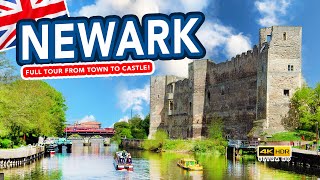 NEWARK ON TRENT  Full Tour of Newark from Town to Castle [upl. by Eatton]