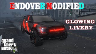 ENDOVER MODIFIED WITH GLOWING LIVERY  MOD BY gamingwithnittu  GTA 5 MODS [upl. by Silohcin]