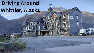 Visiting The Unique Town Where Everyone Lives In The Same Building  Whittier Alaska [upl. by Hodges]