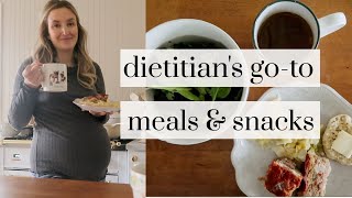 Full day of healthy meals amp snacks what a dietitian eats everyday [upl. by Scrivenor]