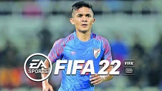 Sunil Chhetri FIFA 22 Trailer  FIFA 22 INDIA ULTIMATE TEAM  Chhetri We Go [upl. by Monafo]