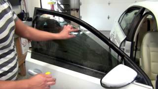 How To Professionally Tint a Car Door window For Beginners [upl. by Canter]