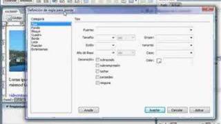 DreamWeaver cs3  DIV y CCS gratis videotutorialeses [upl. by Risa670]