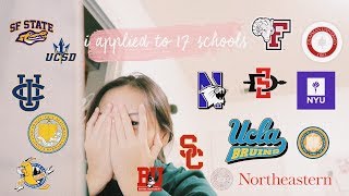 i applied to 17 schoolsand this is the result  college decision reactions 2019 [upl. by Bartie]