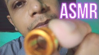 ASMR CASEIRO CONSERTANDO VOCÃŠ Sussurros sons de boca toque na tela pincel asmr asmrcaseiro [upl. by Einhpets670]