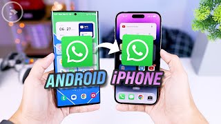 Cara Transfer Data WhatsApp dari Android ke iPhone 14 Tanpa Reset dan Hapus Data iPhone [upl. by Ailb]