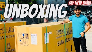 unboxing my new bmw g310rr White 2024 🔥 Tushar arora [upl. by Tneciv]