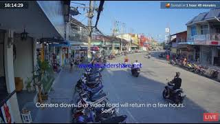 Thai Painter Koh Phangan Thailand Camera Live Stream 9 Oktober 2021 [upl. by Enywad]